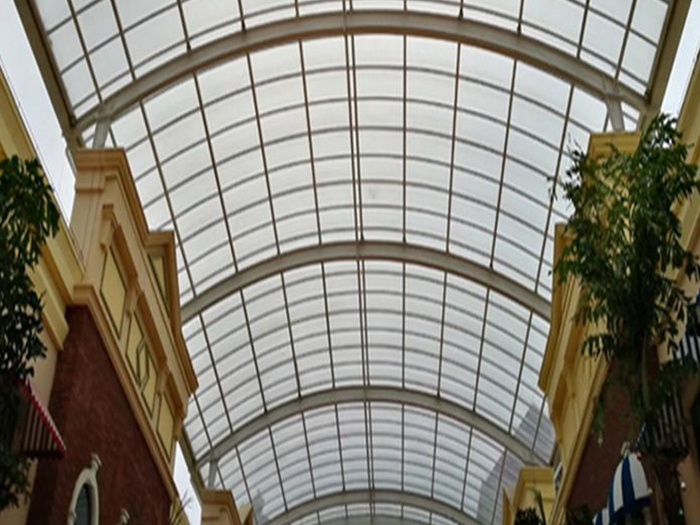 九台屋面网架顶棚吊装方案