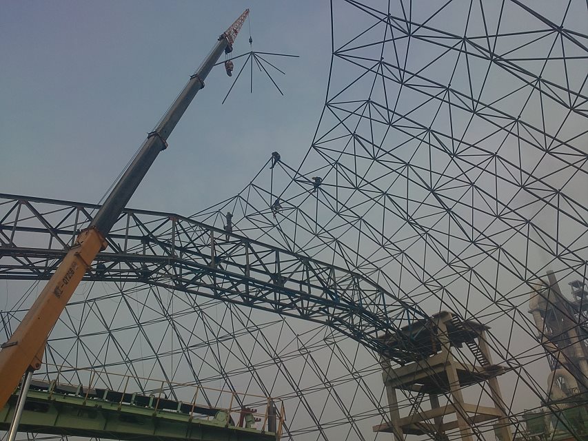 九台网架施工